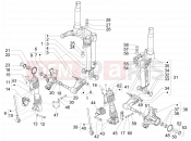 PIAGGIO MP3 500 MAXI Sport ABS Fork's components (Mingxing)