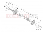 PIAGGIO MP3 500 Sport Advanced Driven pulley