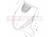 Front shield - Piaggio Zip 50 4T 25 Km/h 2021