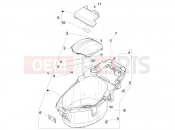 Helmet huosing - Undersaddle - Piaggio Zip 50 4T 25 Km/h 2021