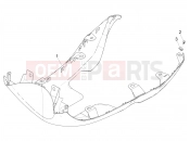 Side cover - Spoiler - Piaggio Zip 50 4T 25 Km/h 2021