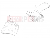 PIAGGIO Zip 50 4T Wheel huosing - Mudguard