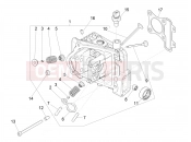 Cylinder head unit - Valve - Piaggio Zip 50 4T 2022