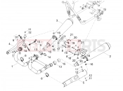 MOTOGUZZI V9 Bobber 850 Exhaust pipe