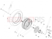 MOTOGUZZI V9 Bobber 850 Front wheel