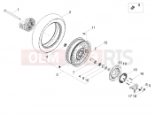 MOTOGUZZI V9 Bobber 850 Rear wheel