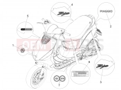 PIAGGIO Zip 50 4T Plates - Emblems