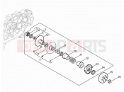 Driven pulley - Piaggio Typhoon 50 4T 4V (USA / CA) 2022