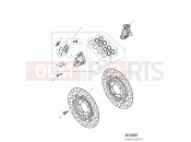Triumph 2006 DAYTONA 600 & 650 Front Brake Caliper & Discs