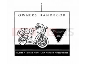 TRIUMPH SPEED TRIPLE (CARBS) Owners Handbook 1994 Models