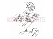 TRIUMPH SPEED TRIPLE (CARBS) Rear Brake Caliper & Disc