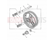 TRIUMPH SPEED TRIPLE (CARBS) Front Wheel 750cc