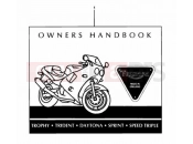 TRIUMPH SPEED TRIPLE (CARBS) Owners Handbook 1996 Models