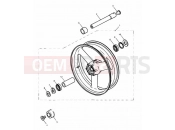 TRIUMPH SPEED TRIPLE 885cc\955cc (EFI) > 141871 Front Wheel