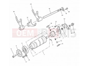 TRIUMPH SPEED TRIPLE 885cc\955cc (EFI) > 141871 Gear Selector Drum