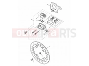 TRIUMPH SPEED TRIPLE 885cc\955cc (EFI) > 141871 Rear Brake Caliper & Disc