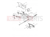 TRIUMPH TRIDENT 660 Swingarm Assembly