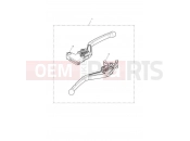 Triumph 2020 STREET TWIN Lever Kit, Adj, Long