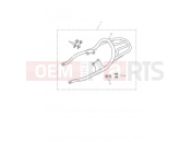 Triumph 2021 STREET TWIN Luggage Rack Kit, Graphite