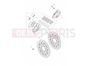 TRIUMPH THRUXTON R Front Brake Caliper & Disc