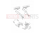 Triumph 1996 SPRINT CARBS Exhaust System Sprint Executive