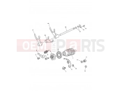 TRIUMPH SPRINT GT Gear Selector Drum > Eng No 563846