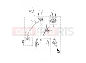 TRIUMPH ROCKET III, CLASSIC & ROADSTER Ignition Switch & Lock Set 343681