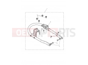 Mounting Kit, Grab Rail, Black - Triumph BONNEVILLE T120 2016