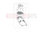 Triumph 2020 STREET SCRAMBLER Mounting Rack Kit, Graphite