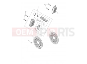 Triumph 2021 SCRAMBLER 1200 XE Front Brake Caliper & Discs