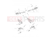 TRIUMPH TIGER 800 XCA 855532 > Footrests & Mountings