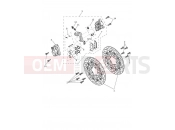 TRIUMPH TIGER 800 XCA 855532 > Front Brake Caliper & Disc