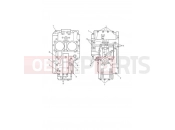 TRIUMPH SPEEDMASTER CARBS Crankcase Fixings
