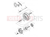 TRIUMPH SPEEDMASTER EFI Rear Wheel 469050