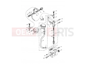 TRIUMPH SPEEDMASTER EFI Rear B. Master Cylinder 469050