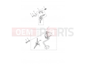TRIUMPH SPEEDMASTER EFI Ign Switch & Steer Lock 439975