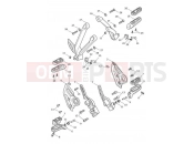 TRIUMPH TIGER 900 Footrests & Control Plates