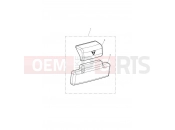 Triumph 2021 TIGER 1200 XCX Top Box, Back Rest Kit