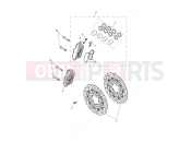 Triumph 2021 TIGER 1200 XCX Front Brake Caliper & Discs