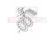 Triumph 1997 TROPHY 29156 > Front Brake Caliper & Discs