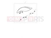 TRIUMPH BONNEVILLE BOBBER Short, Front Mudguard Kit, Black