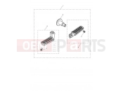 Footrest, Front, M/CD, Kit - Triumph BONNEVILLE BOBBER 2021