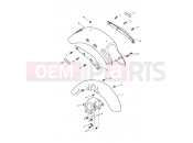 Mudguards - Triumph AMERICA CARBS 2002