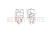 Triumph 2004 AMERICA CARBS Crankcase Fixings