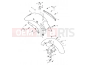 TRIUMPH AMERICA EFI Mudguards