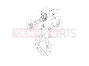 TRIUMPH AMERICA EFI Front Brake Caliper & Disc