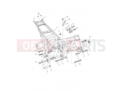 Main Frame & Fittings - Triumph TIGER 955i 198875 > 2005