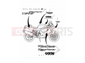 Triumph 2000 DAYTONA 595 / 955i Decals