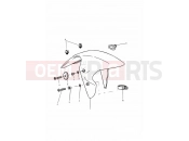 Triumph 2000 DAYTONA 595 / 955i Front Mudguard US,CA,SG Only