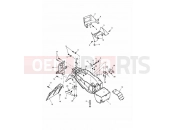 Rear Mudguard & Battery Box - Triumph DAYTONA 955i 132513 > 2004
